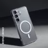 Crong Hybrid Clear Magnetic Case met MagSafe voor Samsung Galaxy S26+ (transparant)