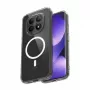 Crong Hybrid Clear Magnetic Case voor Xiaomi Redmi Note 15 Pro 5G, transparant