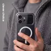Crong Hybrid Clear Magnetic Case voor Honor 600 5G, MagSafe-compatibel, transparant