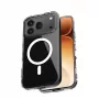 Crong Hybrid Clear Magnetic Case voor Honor 600 Pro 5G, MagSafe-compatibel, transparant