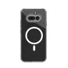 Crong Hybrid Clear Magnetic Case voor Nothing Phone 4a, MagSafe-compatibel, transparant