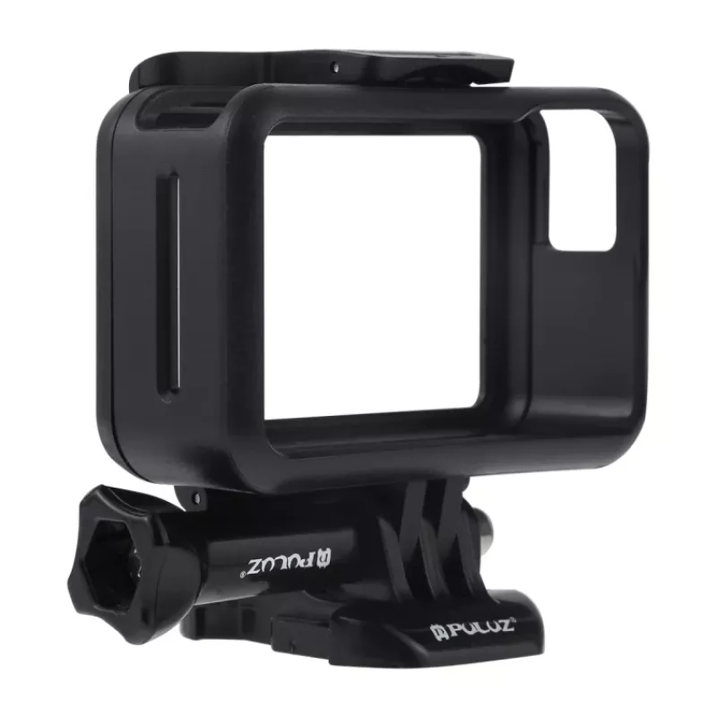 PULUZ framhouder beschermhoes voor DJI Osmo Action - zwart (PU338B)