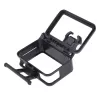 PULUZ framhouder beschermhoes voor DJI Osmo Action - zwart (PU338B)