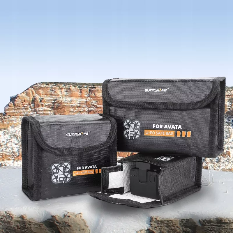 SUNNYLIFE accu-opbergtas voor DJI Avata Intelligent Flight Battery - zwart