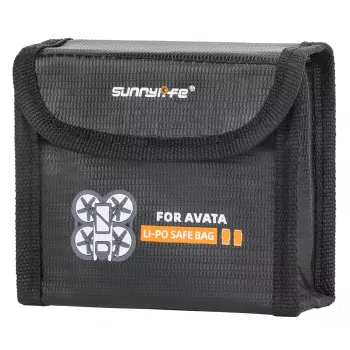 SUNNYLIFE beschermhoes voor 2x DJI Avata accu's - EVA hardcase, zwart