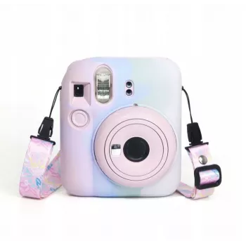 LOVEINSTANT siliconenhoes voor Fujifilm Instax Mini 12 - pastelkleuren