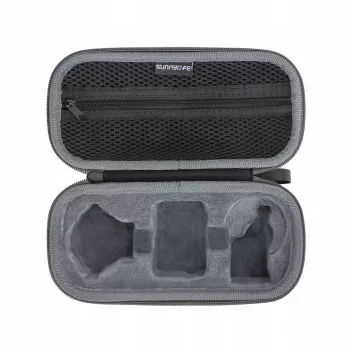 SUNNYLIFE opbergtas voor Insta360 Go 3, zwart, nylon, EVA, schokbestendig, stofdicht, spatwaterbestendig, met handlus