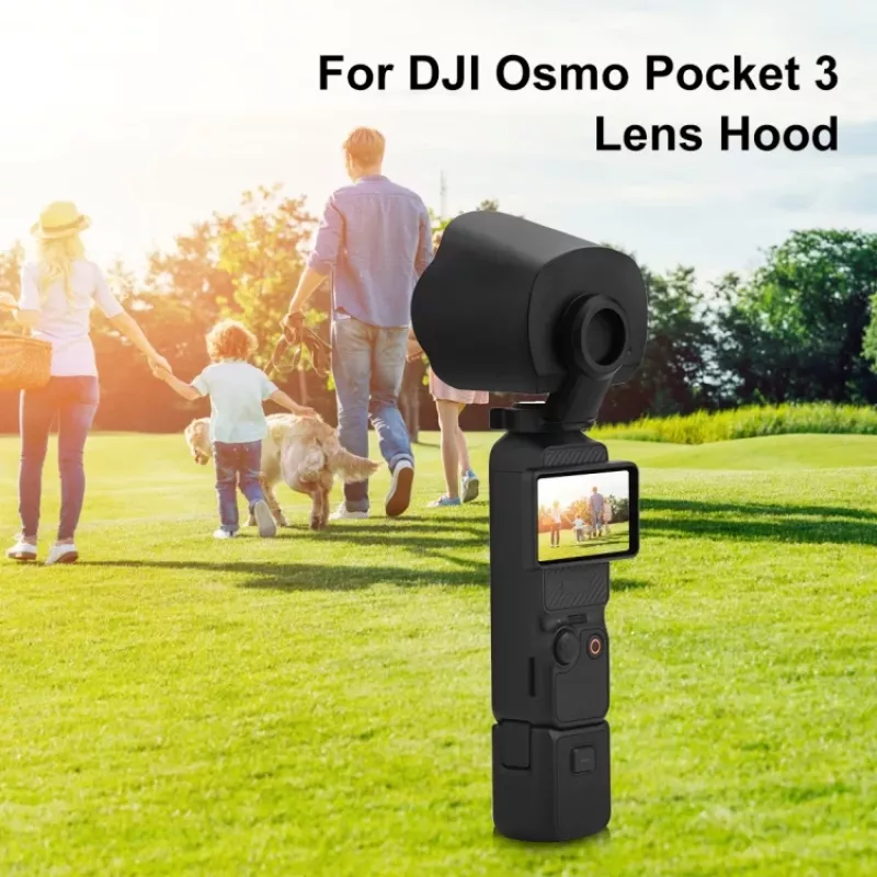 PULUZ lens hood zonnekap voor DJI Osmo Pocket 3 PU895B