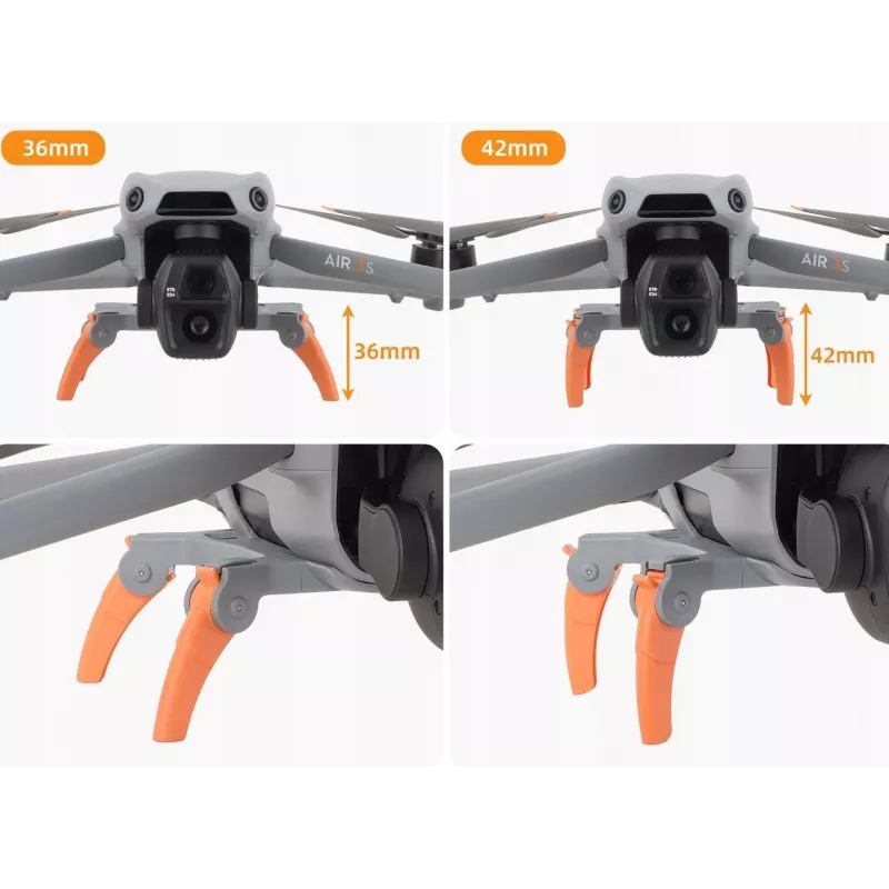 SUNNYLIFE landingsgestel verlengpoten voor DJI Air 3 / Air 3S drone - grijs