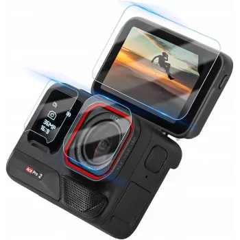 SUNNYLIFE beschermingskit 6x lensbeschermer + 2x schermbeschermer voor Insta360 Ace Pro 2 camera BHM917