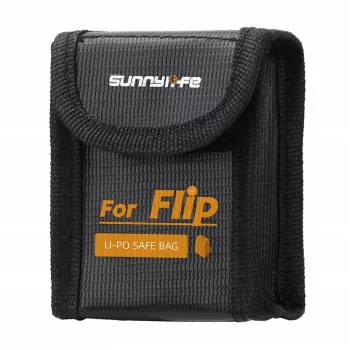 SUNNYLIFE brandveilige LiPo-accu veiligheidstas voor DJI Flip drone - 1 accu capaciteit