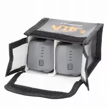 SUNNYLIFE Brandwerende tas voor 2 DJI Air 3 / 3S accu's