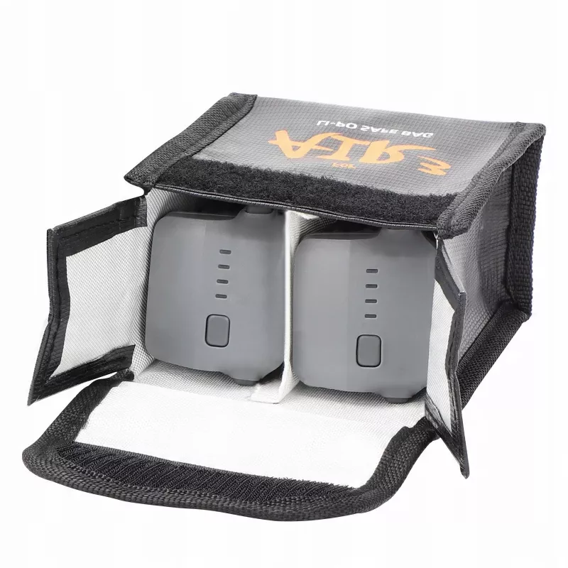 SUNNYLIFE Brandwerende tas voor 2 DJI Air 3 / 3S accu's