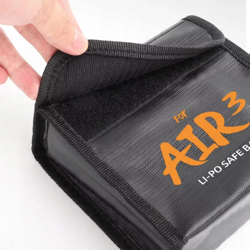SUNNYLIFE Brandwerende tas voor 2 DJI Air 3 / 3S accu's
