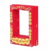 LOVEINSTANT 4x magnetische fotolijst voor Instax Mini, rood/goud