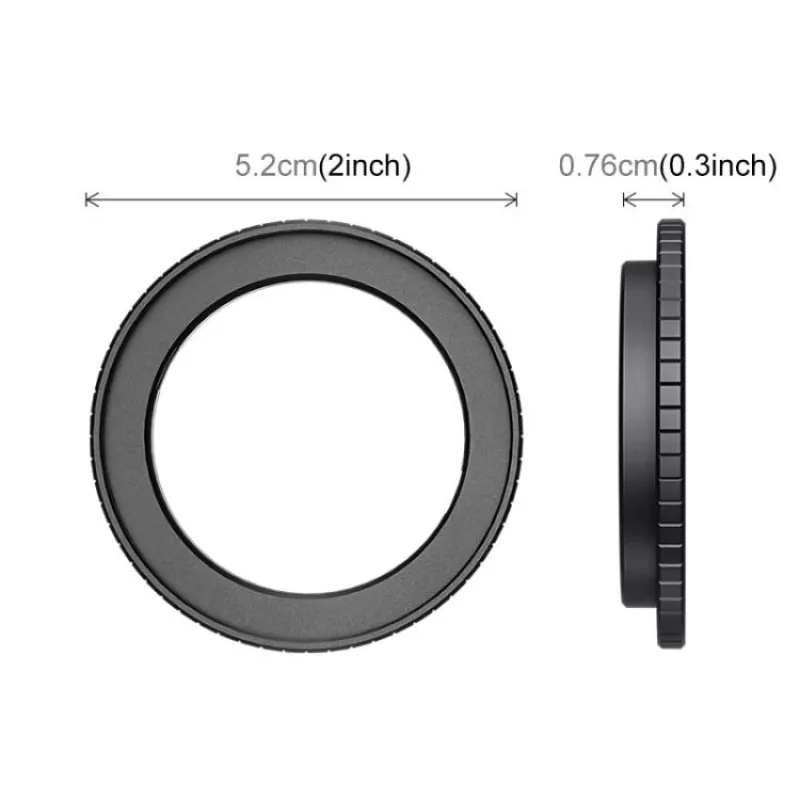 PULUZ 49mm filter-adapterhouder voor DJI Osmo Action 6