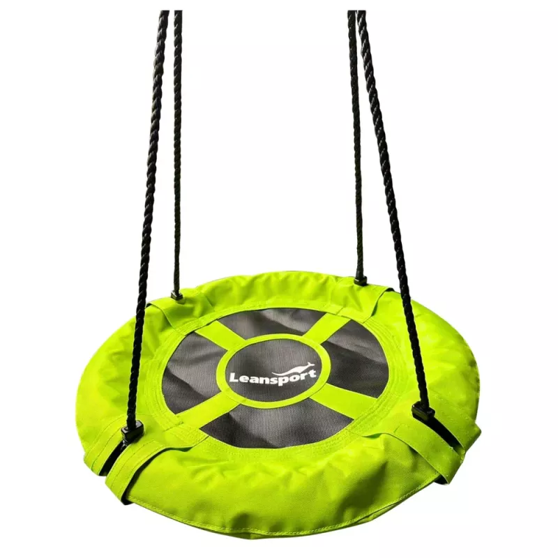 LEAN SPORT tuinschommel ooievaarsnest voor kinderen groen 60cm
