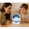 LEAN 3D image drijfzand blauw decoratie 360° wit