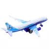 LEAN TOYS Passagiersvliegtuig met terugtrekmotor, metaal, licht, geluid, 23 cm