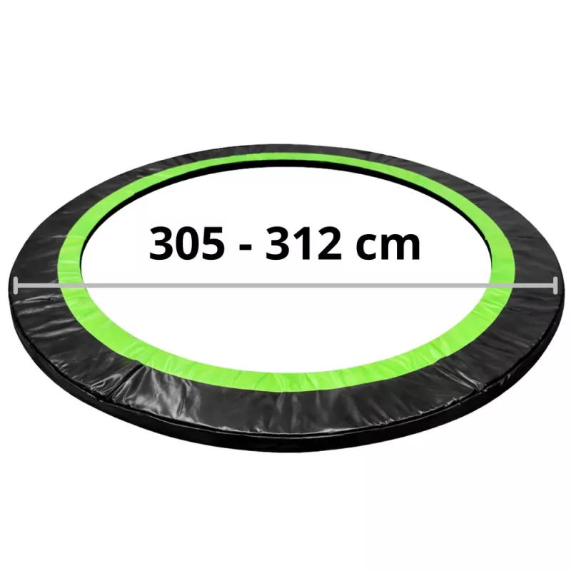 Lean Veerkussen voor trampoline zwart 305-312 cm 10 ft