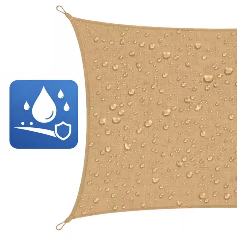 LEAN Rechthoekig beige waterdicht tuindoek 200x300 cm