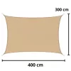 LEAN Rechthoekig beige waterdicht tuindoek 200x300 cm