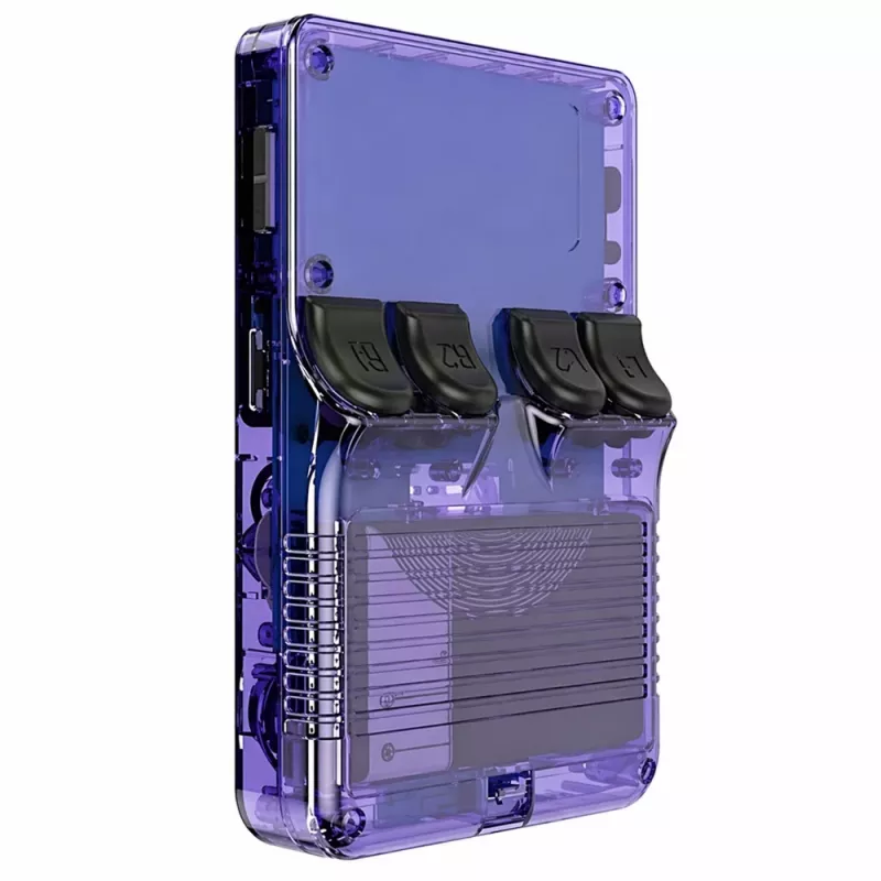 LEAN TOYS Mini R36S Draagbare Retro-Spelcomputer 21.000 IPS 3,5 inch Paars