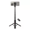 Tech-Protect L06S Selfiestick Statief met LED-licht en Bluetooth-afstandsbediening, Zwart