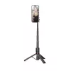 Tech-Protect L06S Selfiestick Statief met LED-licht en Bluetooth-afstandsbediening, Zwart