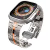 TECH-PROTECT STAINLESS LINE Apple Watch Armband 44/45/46/49 mm Titanium/Oranje