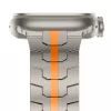 TECH-PROTECT STAINLESS LINE Apple Watch Armband 44/45/46/49 mm Titanium/Oranje
