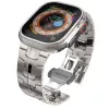 Tech-Protect Stainless Line Apple Watch 6 / 7 / 8 / 9 / 10 / SE / Ultra 1 / 2 (44 / 45 / 46 / 49 mm) Titanium Schakelarmband