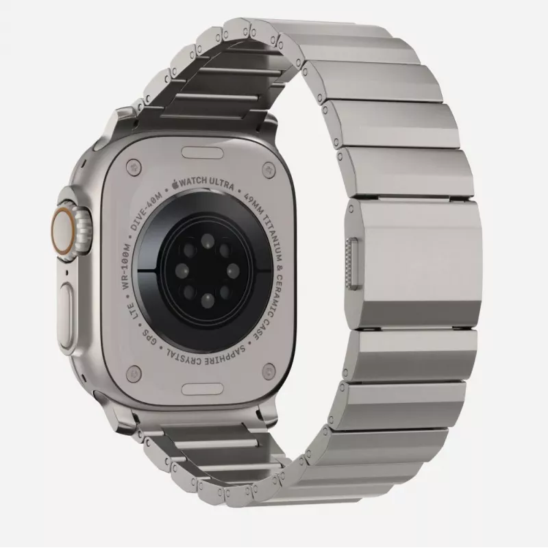 TECH-PROTECT stalen band Apple Watch 4 / 5 / 6 / 7 / 8 / 9 / SE / Ultra 1 / 2 (42 / 44 / 45 / 49 mm) titanium