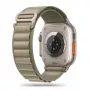 TECH-PROTECT NYLON PRO Apple Watch 6 / 7 / 8 / 9 / 10 / SE / Ultra 1 / 2 (44 / 45 / 46 / 49 mm) Titanium/Olijf