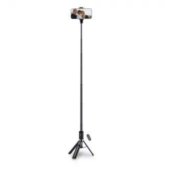 Tech-Protect L08S Selfiestick Statief Zwart