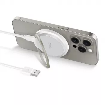 Tech-Protect QI15W-A33 MagSafe Draadloze Oplader 15W Wit