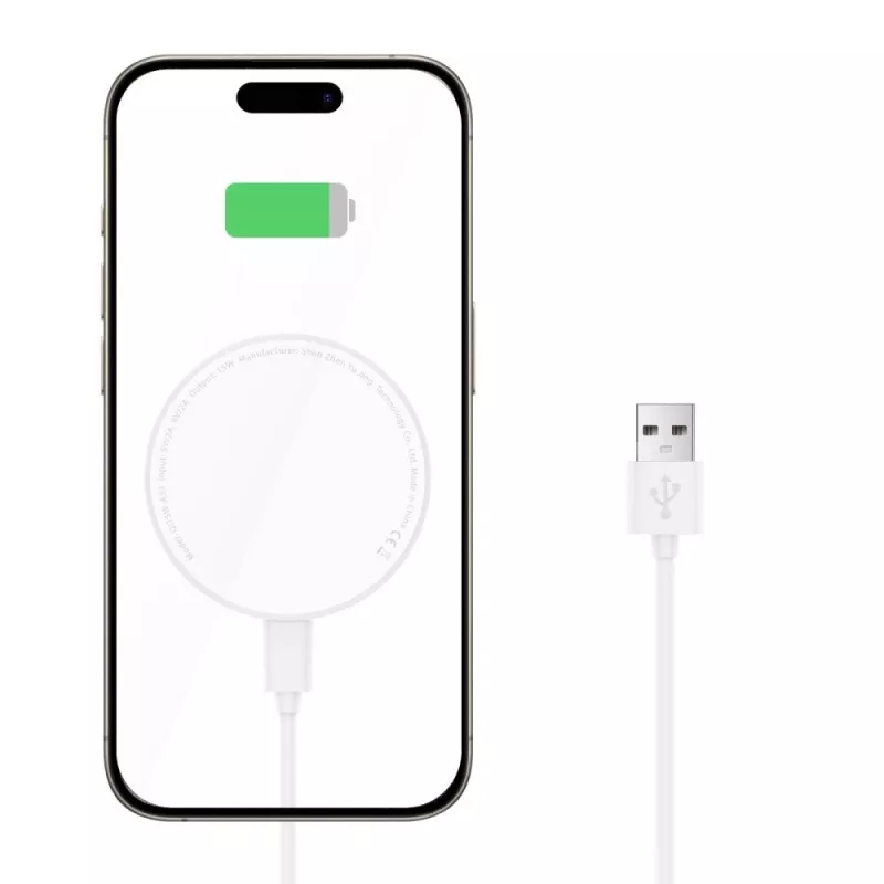 Tech-Protect QI15W-A33 MagSafe Draadloze Oplader 15W Wit