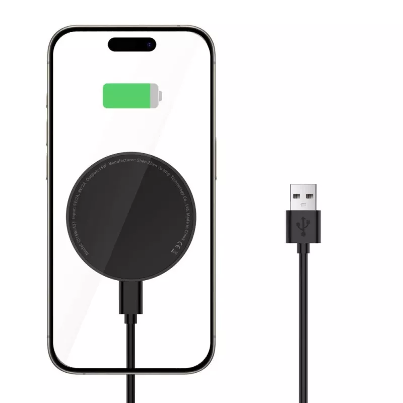 Tech-Protect QI15W-A33 MagSafe Draadloze Oplader 15W Zwart
