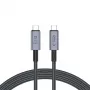 TECH-PROTECT ULTRABOOST MAX USB 4.0 8K 40Gbps Type-C kabel PD240W 200cm grijs