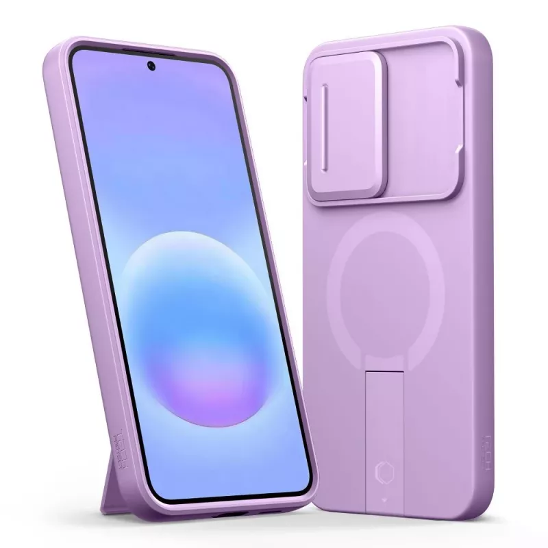 Tech-Protect Kevlar Aura MagSafe Hoesje voor Samsung Galaxy A57, Violet