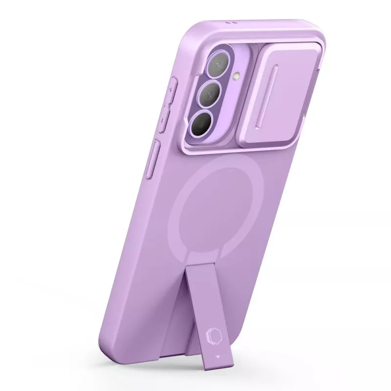 Tech-Protect Kevlar Aura MagSafe Hoesje voor Samsung Galaxy A57, Violet