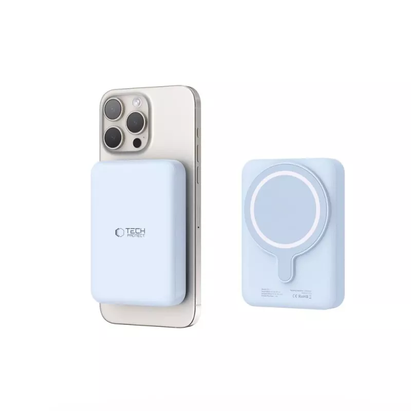 TECH-PROTECT PB11 LIFEMAG MagSafe powerbank 10000mAh blauw
