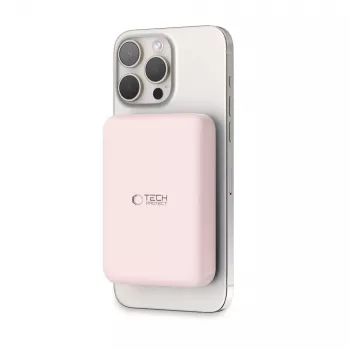 TECH-PROTECT PB11 LIFEMAG MagSafe powerbank 10000mAh roze