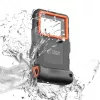 TECH-PROTECT IPX8 universele waterdichte duikhoes zwart/oranje
