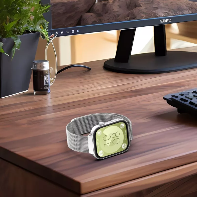 TECH-PROTECT Milanese Loop band voor Huawei Watch Fit 3 - zwart