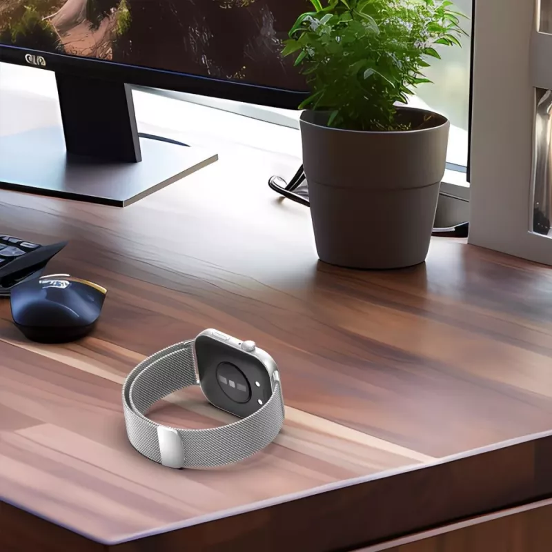 TECH-PROTECT Milanese Loop band voor Huawei Watch Fit 3 - zwart