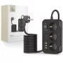 TECH-PROTECT PC3X6 stekkerdoos 3 USB & 3 Type-C & 3 stopcontact 200cm zwart