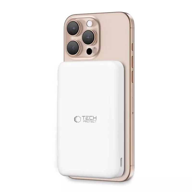 TECH-PROTECT PB24 LIFEMAG QI2 MAGSAFE POWERBANK 10000MAH WIT