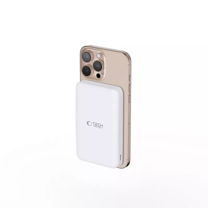 TECH-PROTECT PB24 LIFEMAG QI2 MAGSAFE POWERBANK 10000MAH WIT