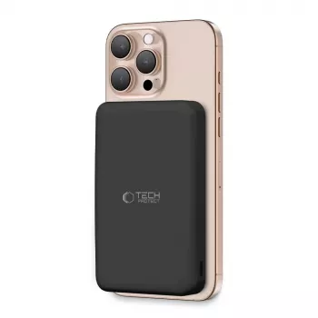 TECH-PROTECT PB24 LIFEMAG QI2 MAGSAFE POWERBANK 10000MAH ZWART